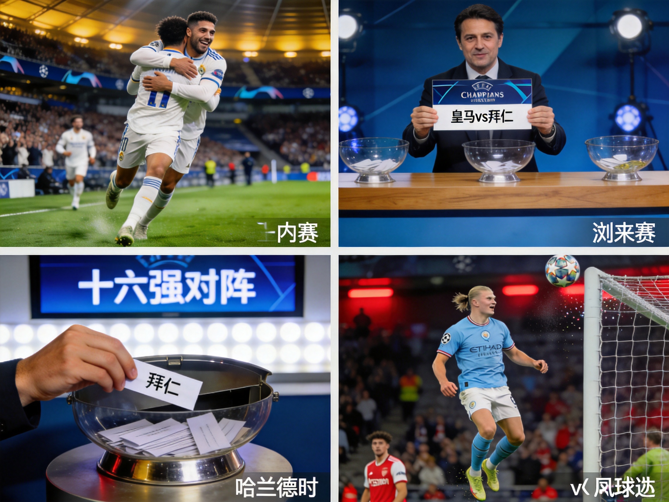 九游资讯封面：皇马欧冠比赛精彩瞬间